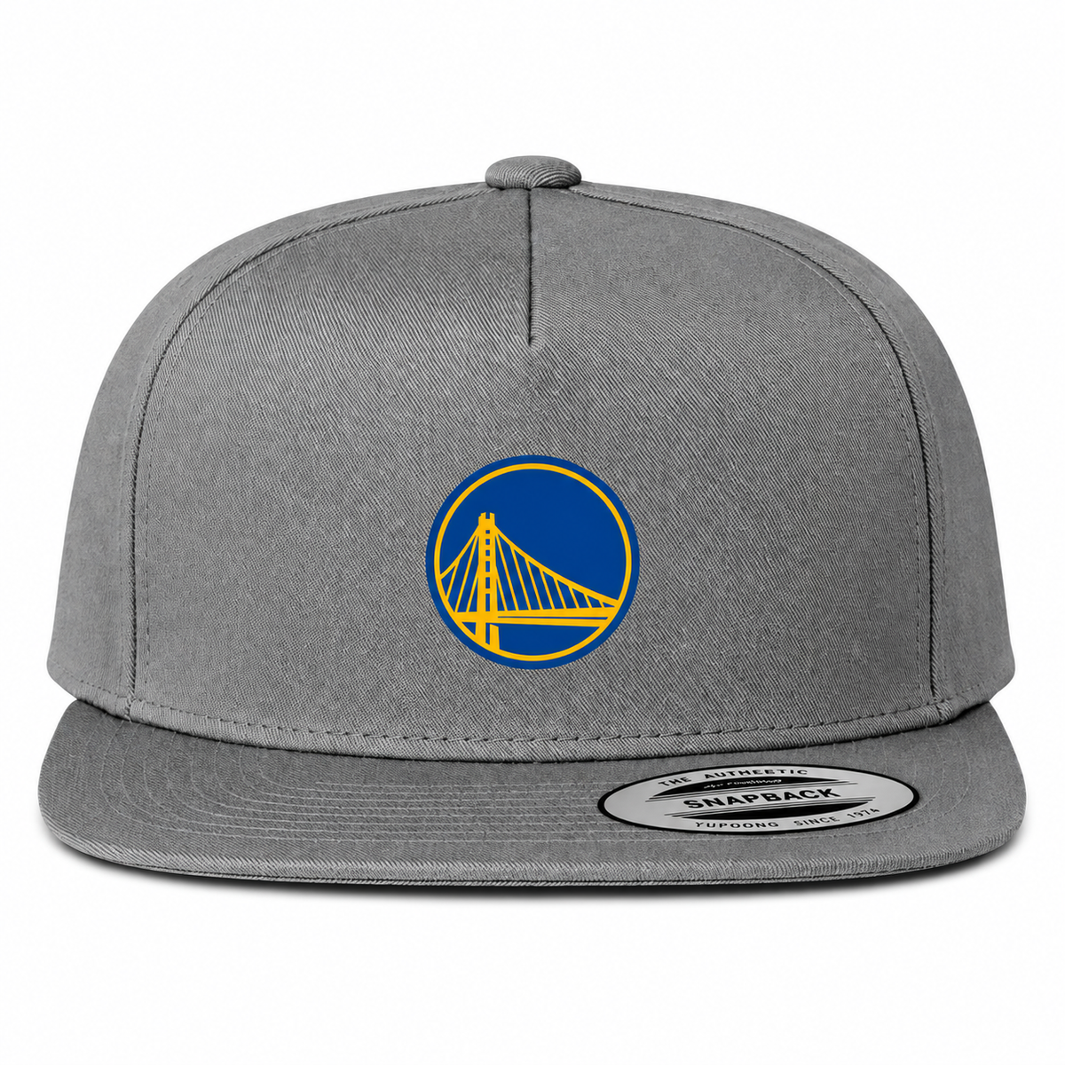 Golden State Warriors Snapback Hat in Gray