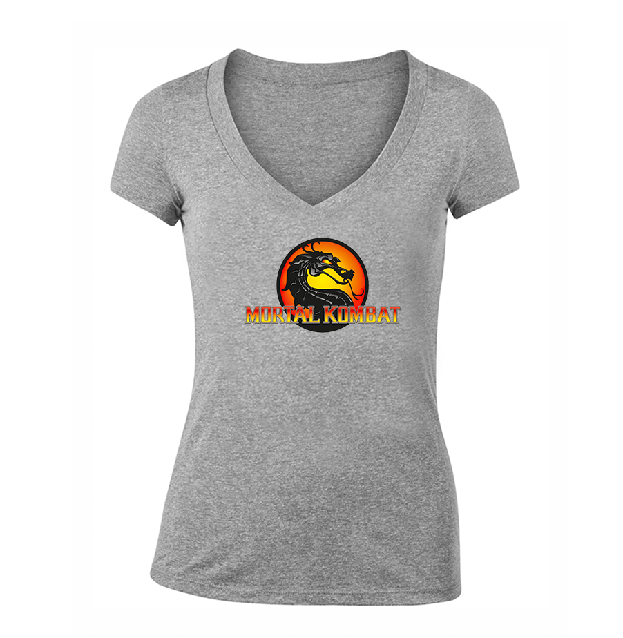 Women's  Mortal Kombat V Neck T-Shirt