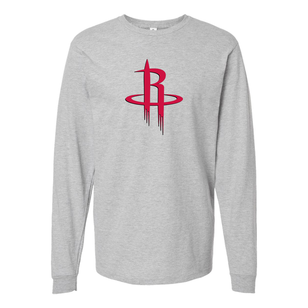 Men's Houston Rockets Long sleeves T-Shirt