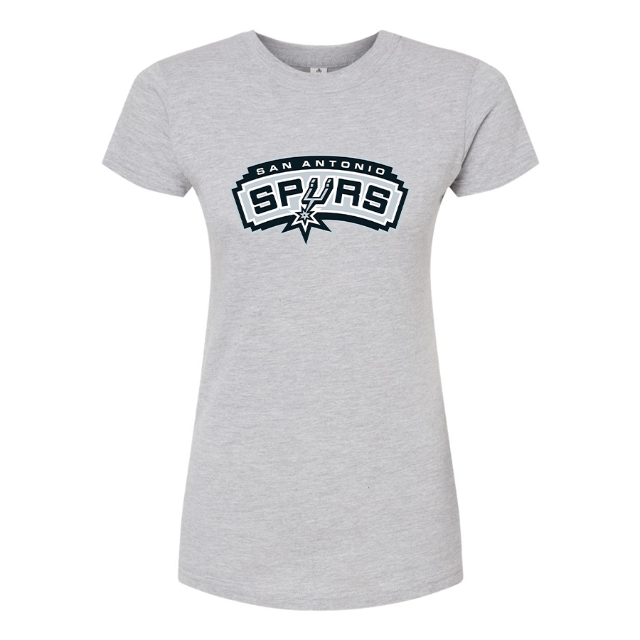 Women's San Antonio Spurs Round Neck T-Shirt