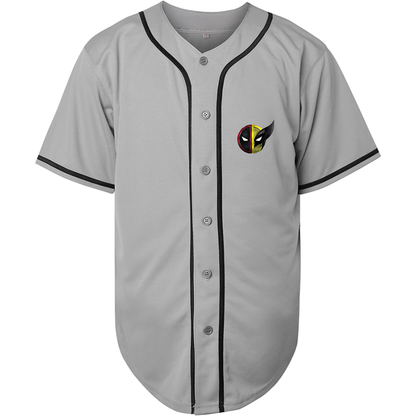 Men's Deadpool & Wolverine Baseball Jersey