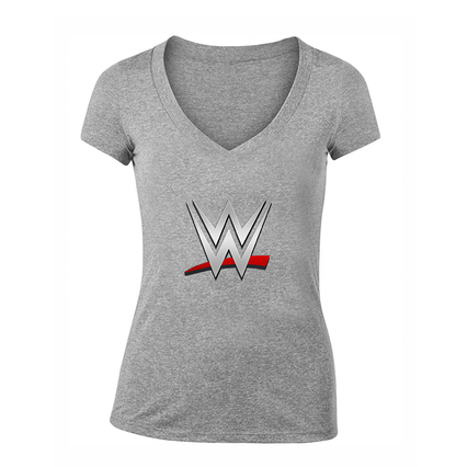 Women's WWE Wrestling V Neck T-Shirt