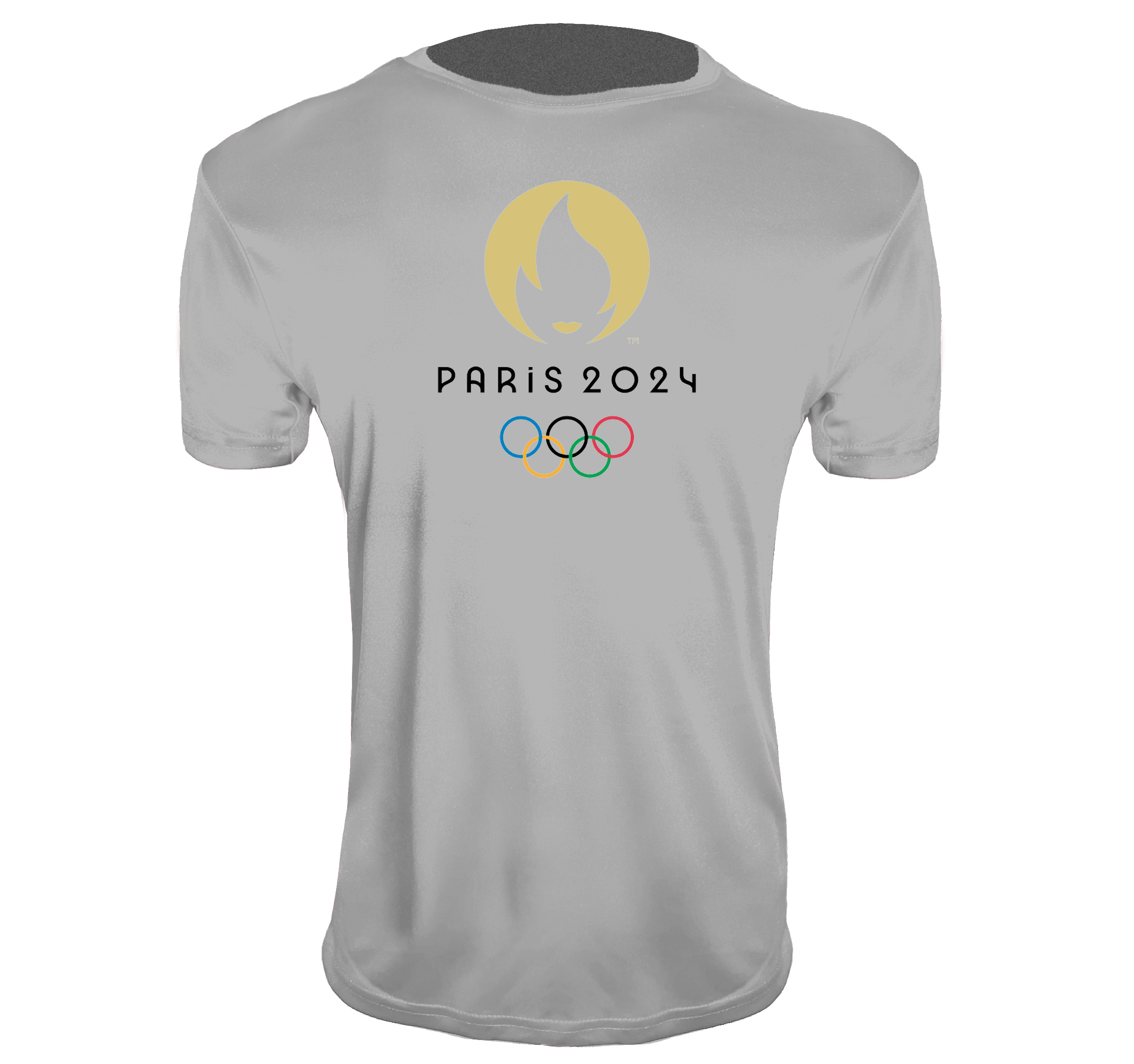 Youth New Olympics 2024 Paris Logo Polyester T-Shirts