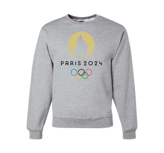 Men's New Olympics 2024 Paris Logo Crewneck Sweatshirt