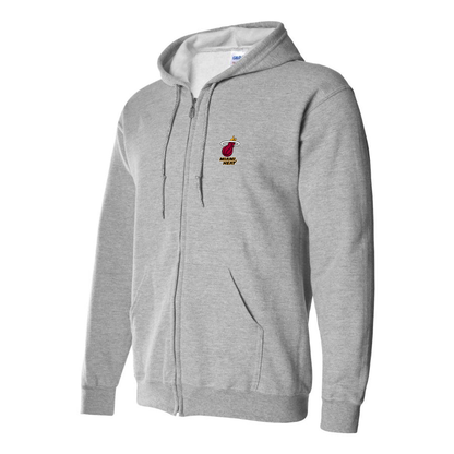 Men's Miami Heat Zipper  Hoodie