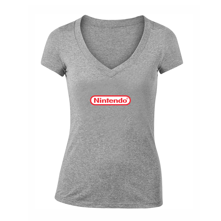 Women's Nintendo V Neck T-Shirt
