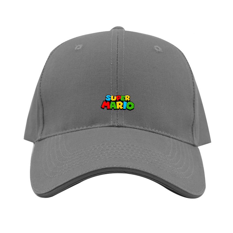 Super Mario Dad Baseball Cap Hat – Embroidered Fan Hat | TeesCustomize