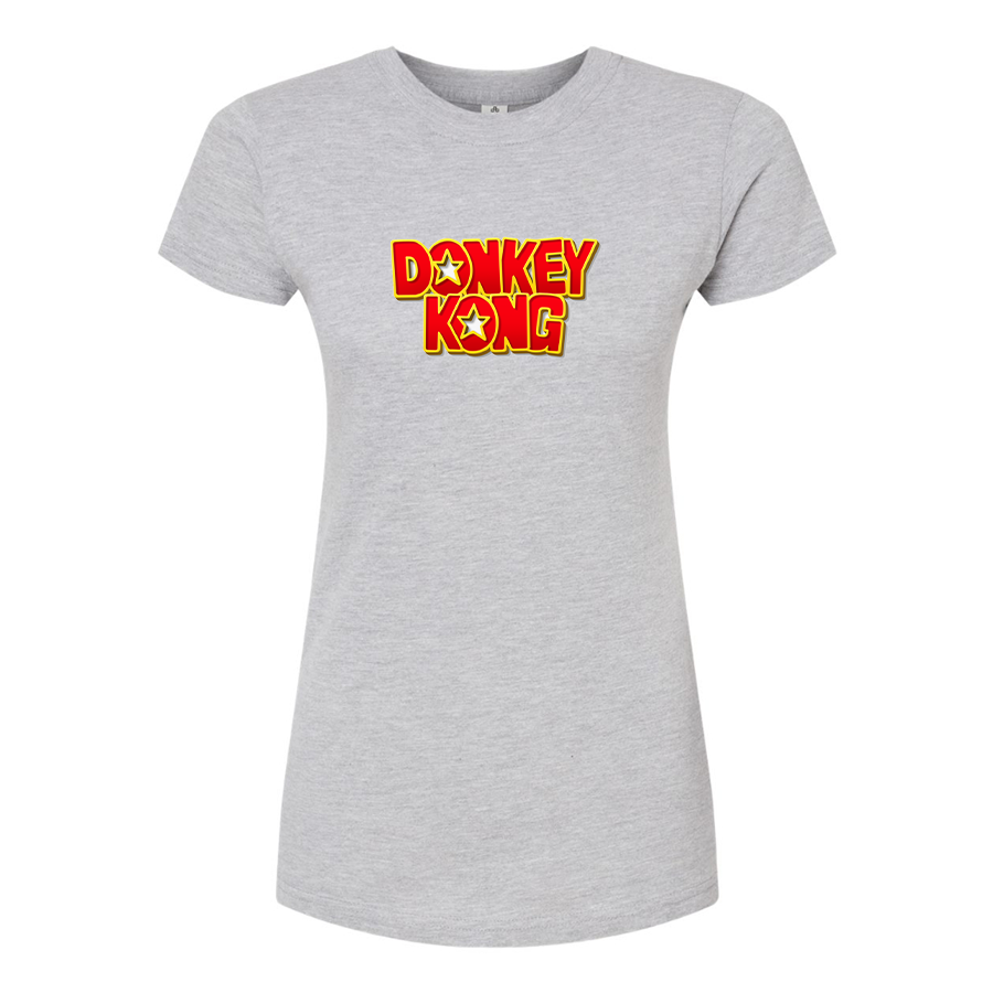 Women's Donkey Kong  Round Neck T-Shirt