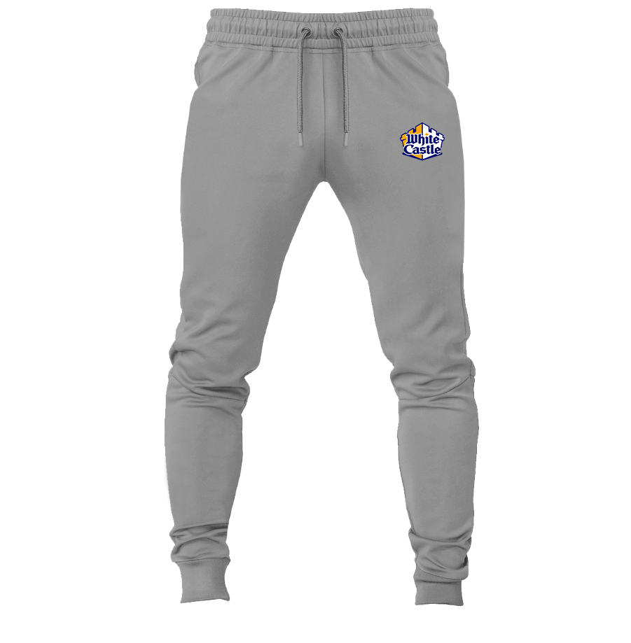 Men's White Castle Joggers Sweatpants