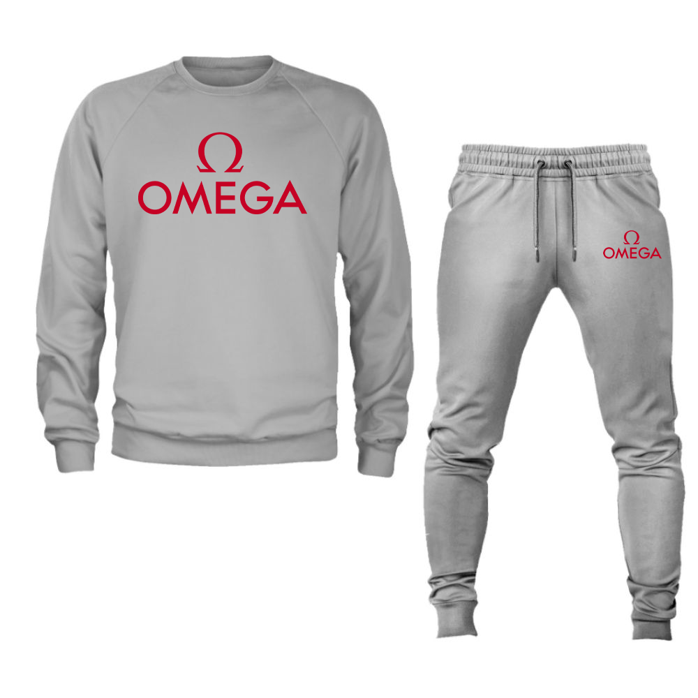 Unisex Omega  Crewneck Sweatshirt Joggers Suit