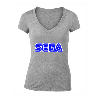 Women's SEGA V Neck T-Shirt