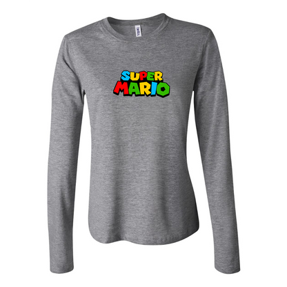 Women's Super Mario Long Sleeve T-Shirt