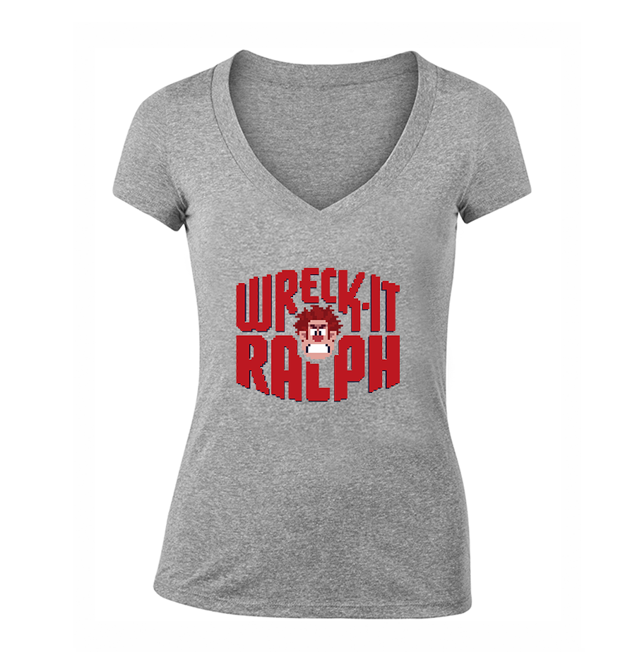 Women's Wreck-It Ralph V-Neck T-Shirt