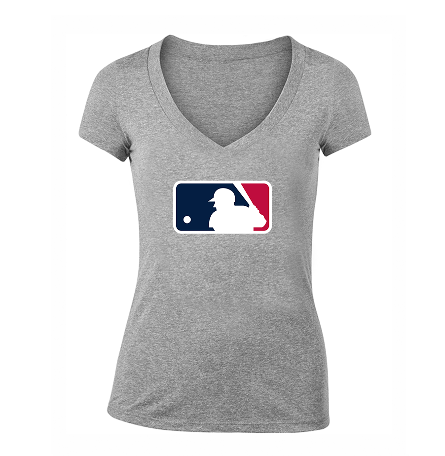 Women's Major League Baseball MLB V-Neck T-Shirt