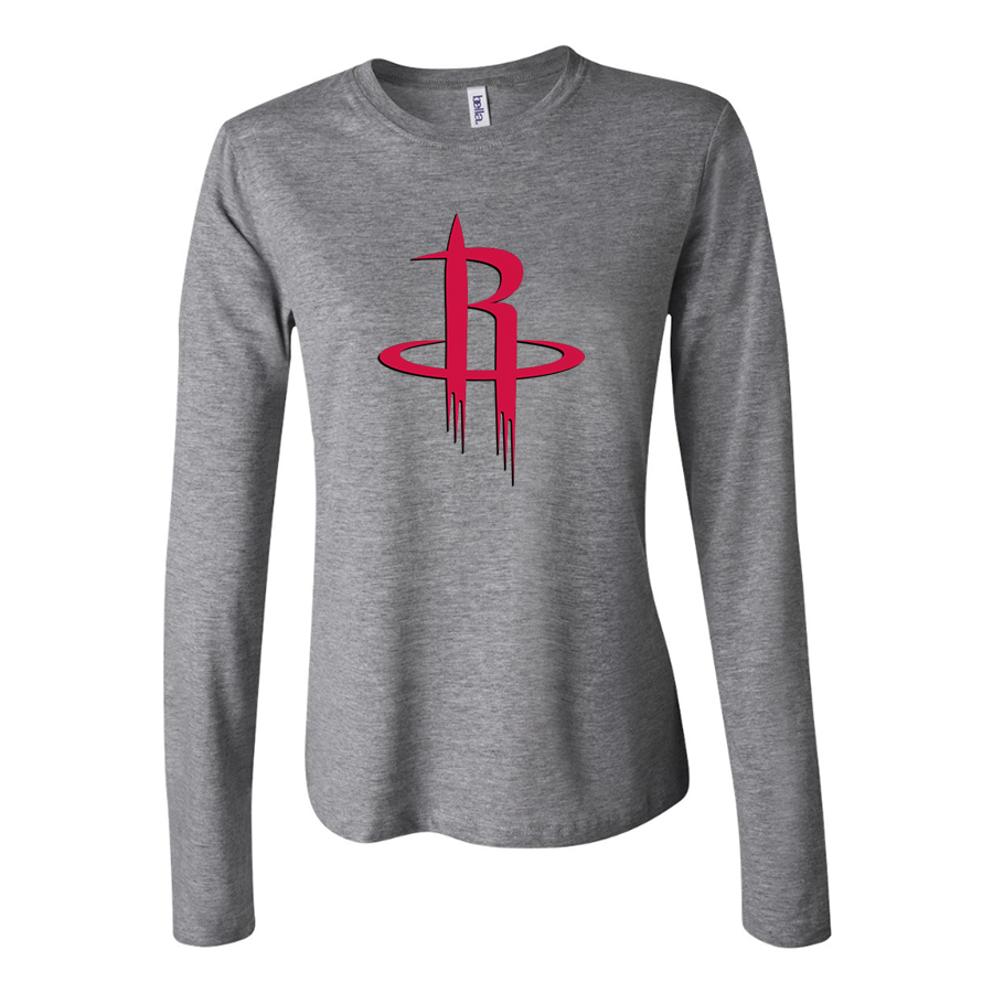 Women's Houston Rockets Long Sleeve T-Shirt