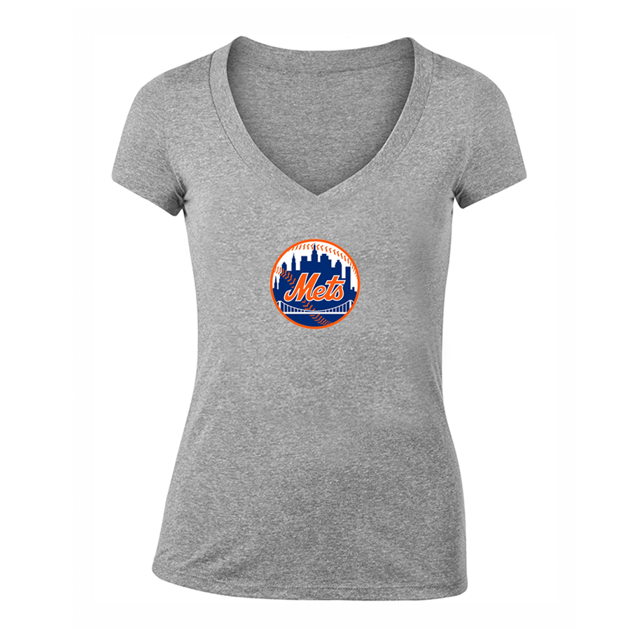 NBA Women's New York Mets V-Neck T-Shirt