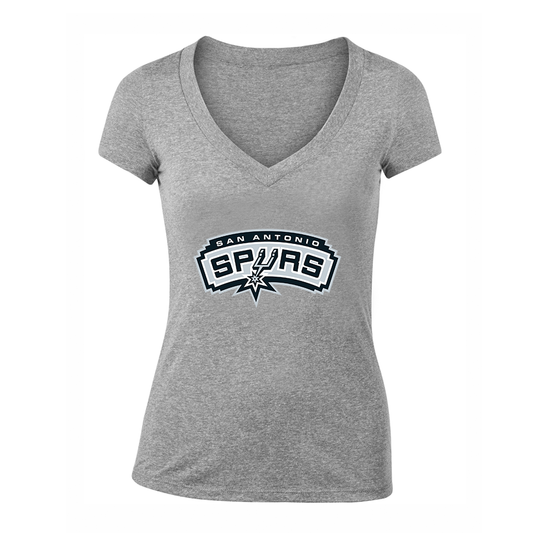 Women's San Antonio Spurs V Neck T-Shirt