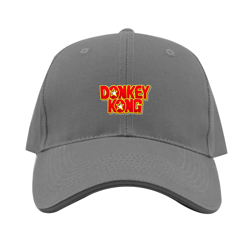 Donkey Kong Dad Baseball Cap Hat – Embroidered Fan Hat | TeesCustomize