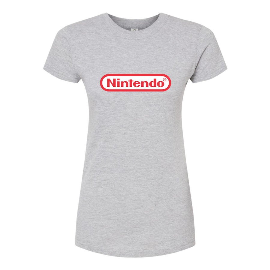 Women's Nintendo Round Neck T-Shirt