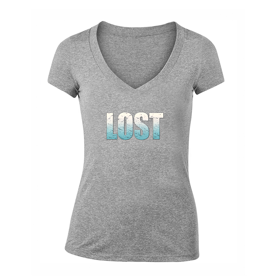 Women's Lost V Neck T-Shirt