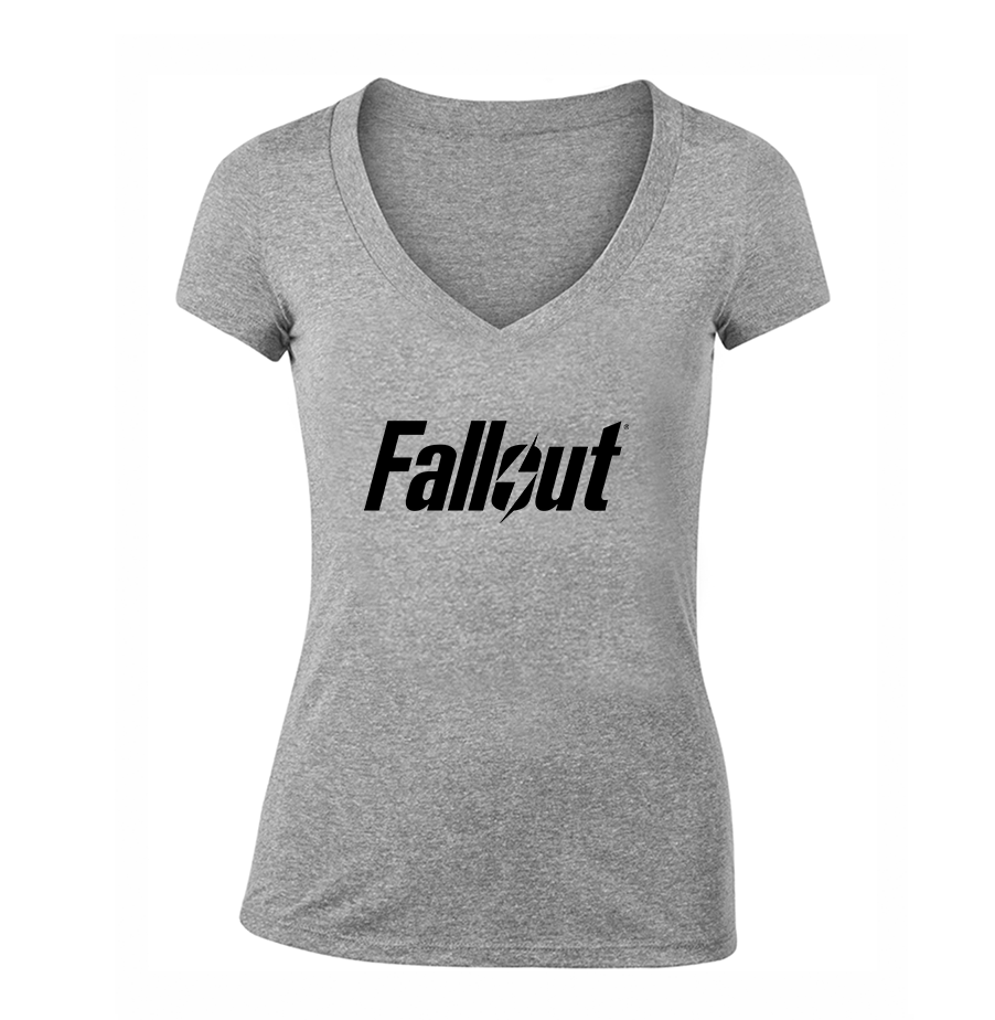 Women's Fallout V Neck T-Shirt