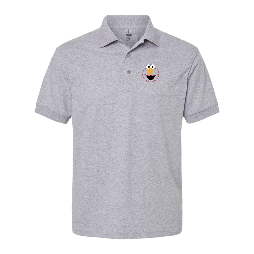 Men's Sesame Street Elmo Face Dry Blend Polo