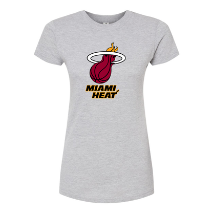 Women's Miami Heat Round Neck T-Shirt