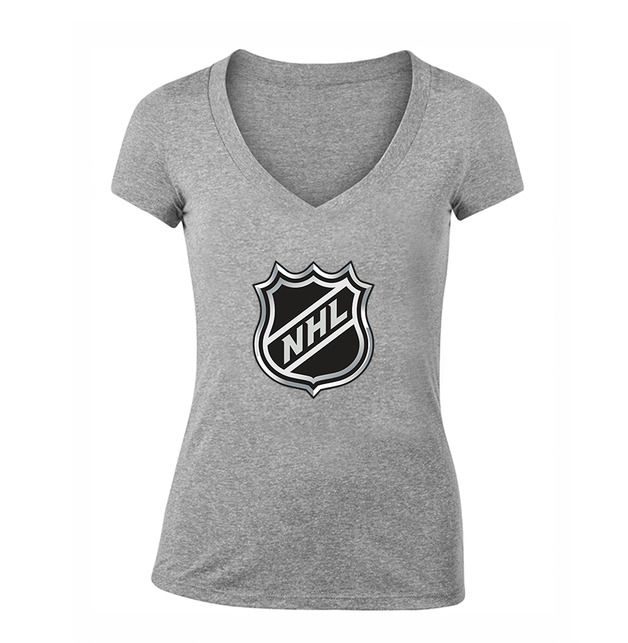 Women's NHL V Neck T-Shirt