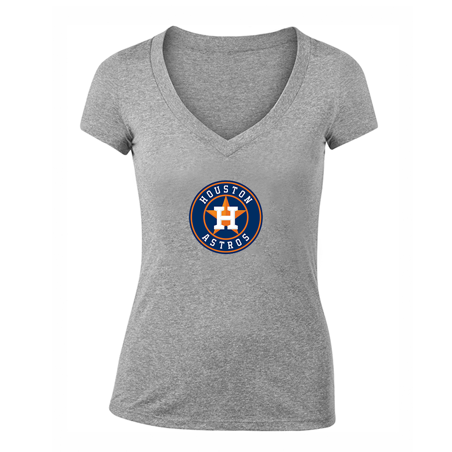 NBA Women's Houston Astros V-Neck T-Shirt