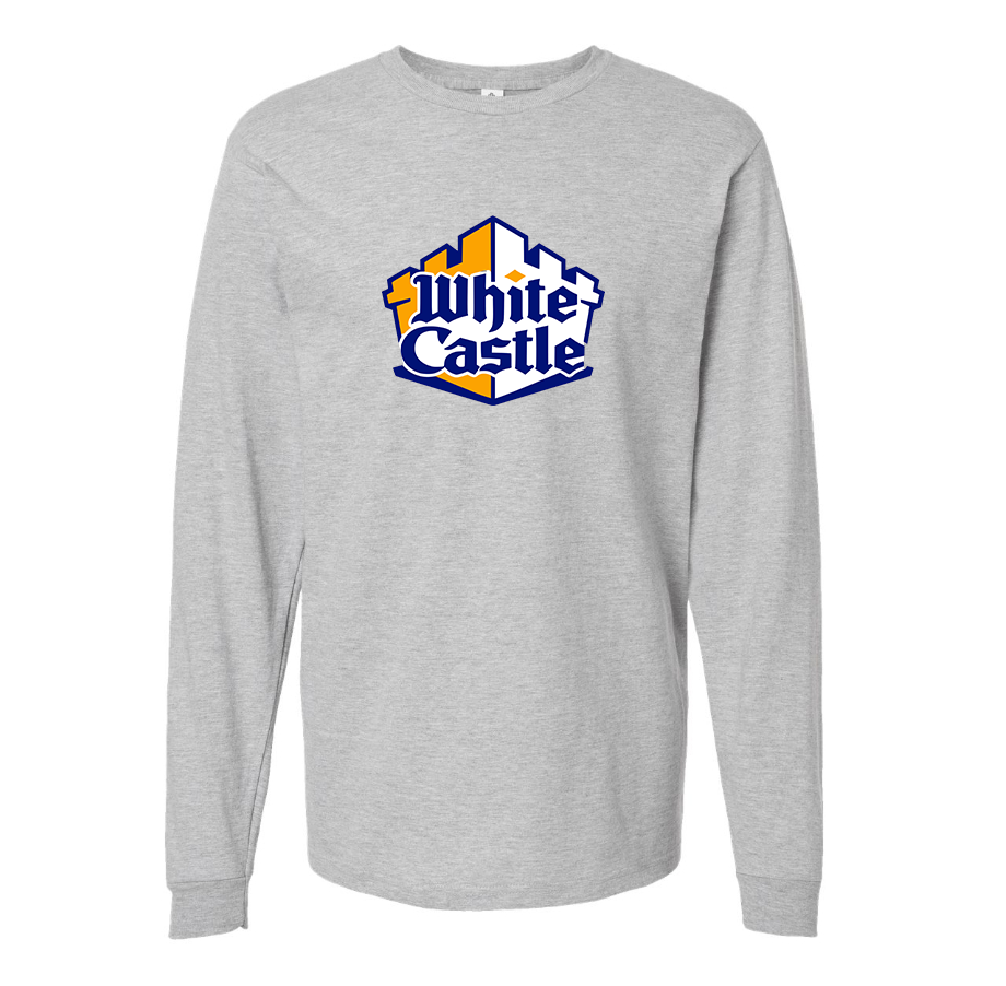 Men's White Castle Long sleeves T-Shirt