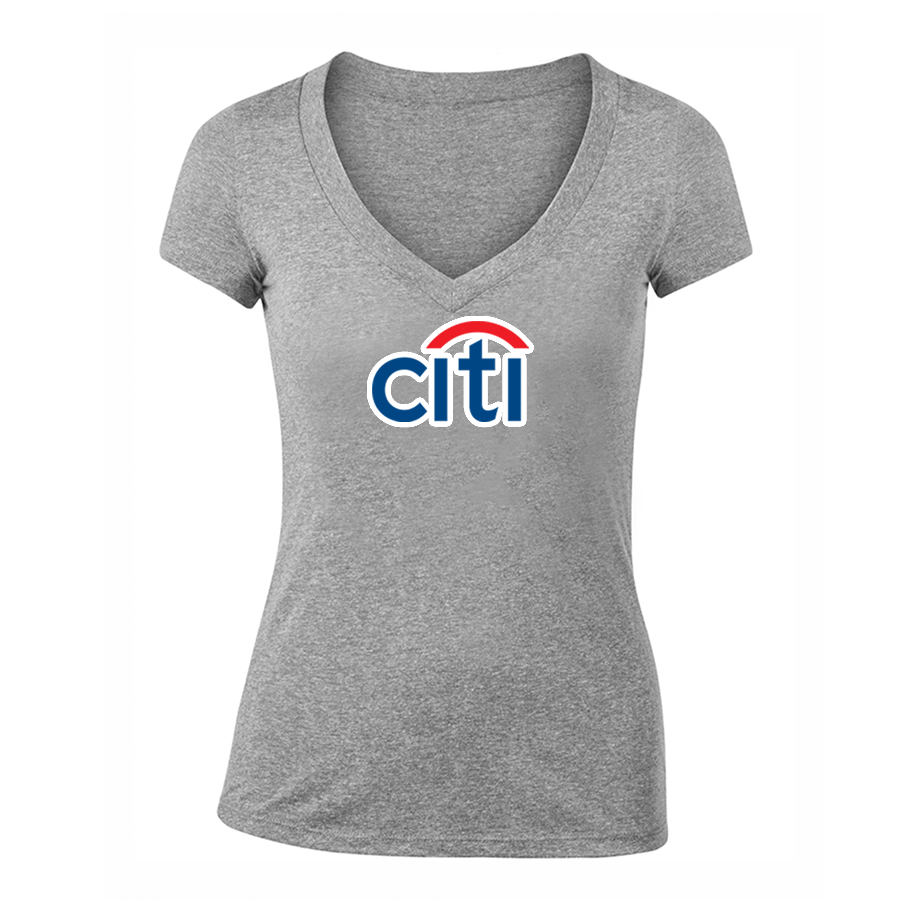 Women's Citi Bank V-Neck T-Shirt