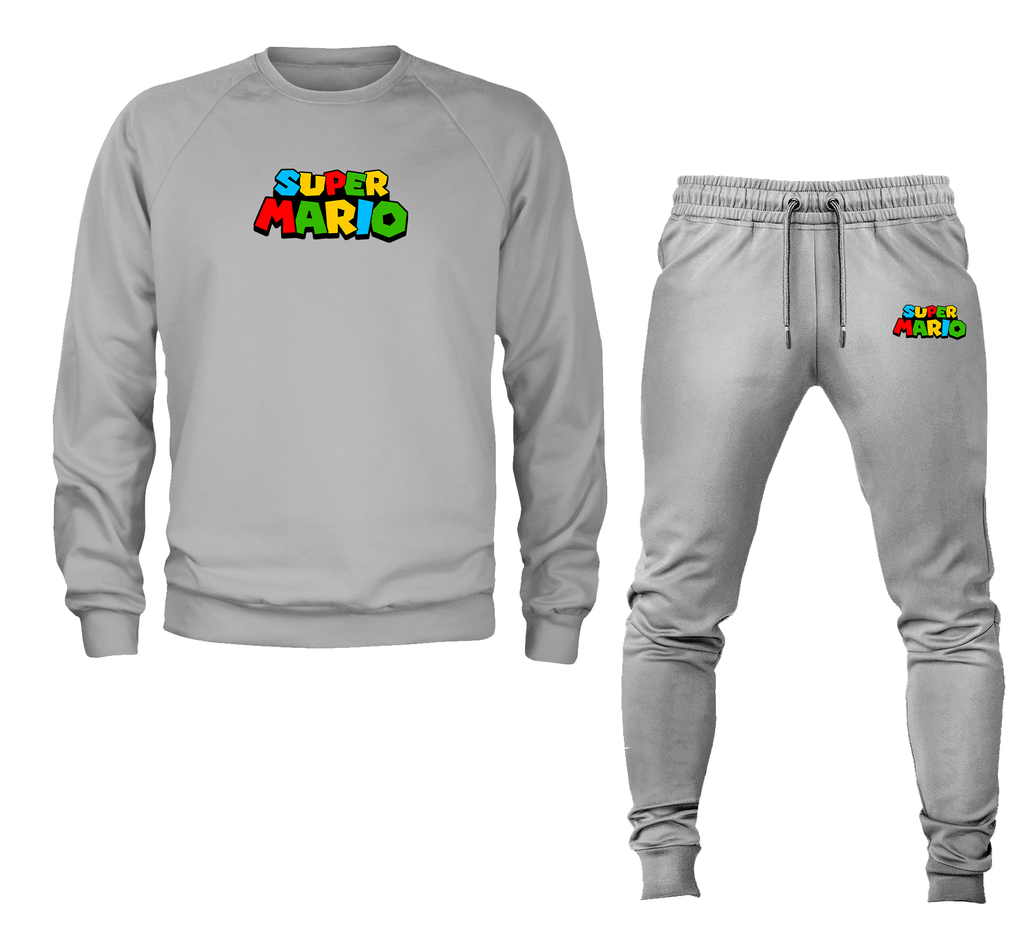Unisex Super Mario Crewneck Sweatshirt Joggers Suit – unisex crewneck set | TeesCustomize