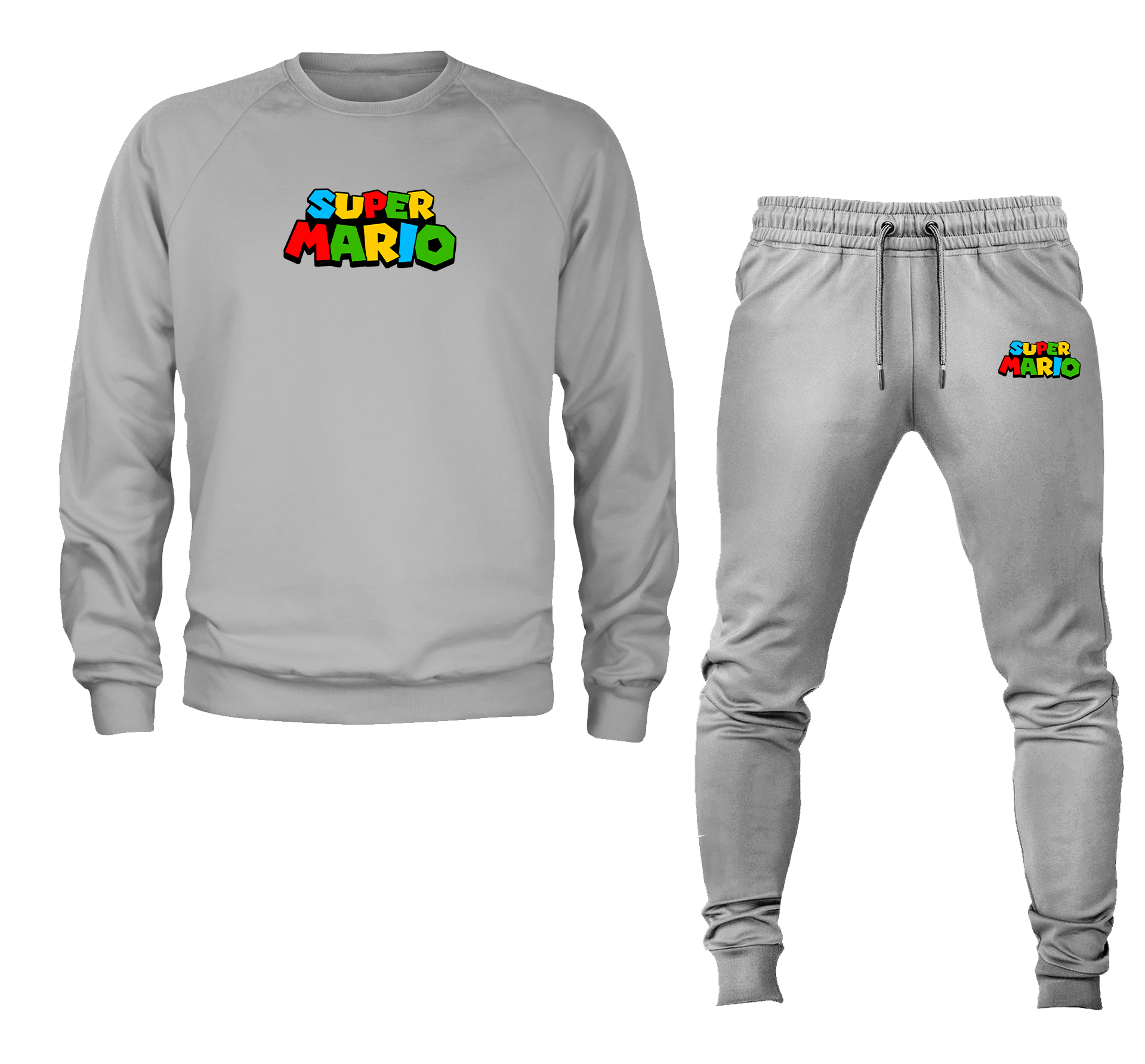 Unisex Super Mario Crewneck Sweatshirt Joggers Suit – unisex crewneck set | TeesCustomize