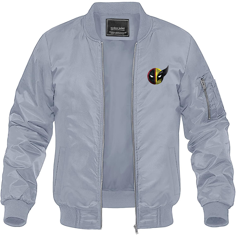 Men's Deadpool & Wolverine Lightweight Bomber Jacket Windbreaker Softshell Varsity Jacket Coat – men's lightweight bomber jacket | TeesCustomize
