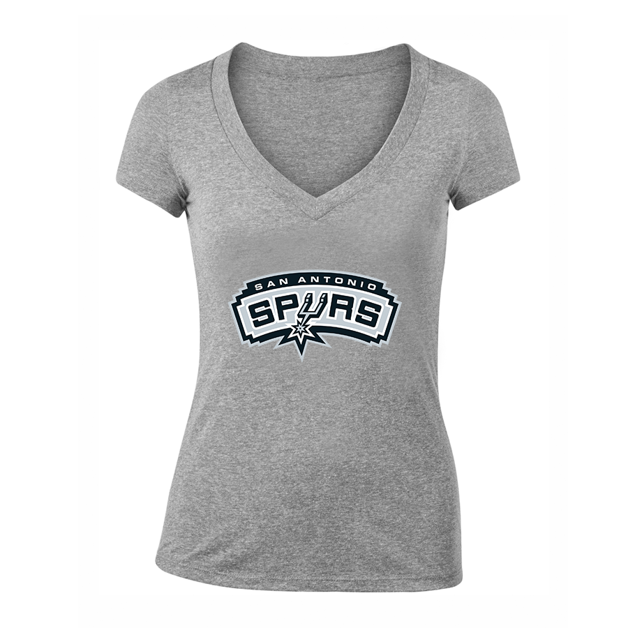 Women's San Antonio Spurs V Neck T-Shirt