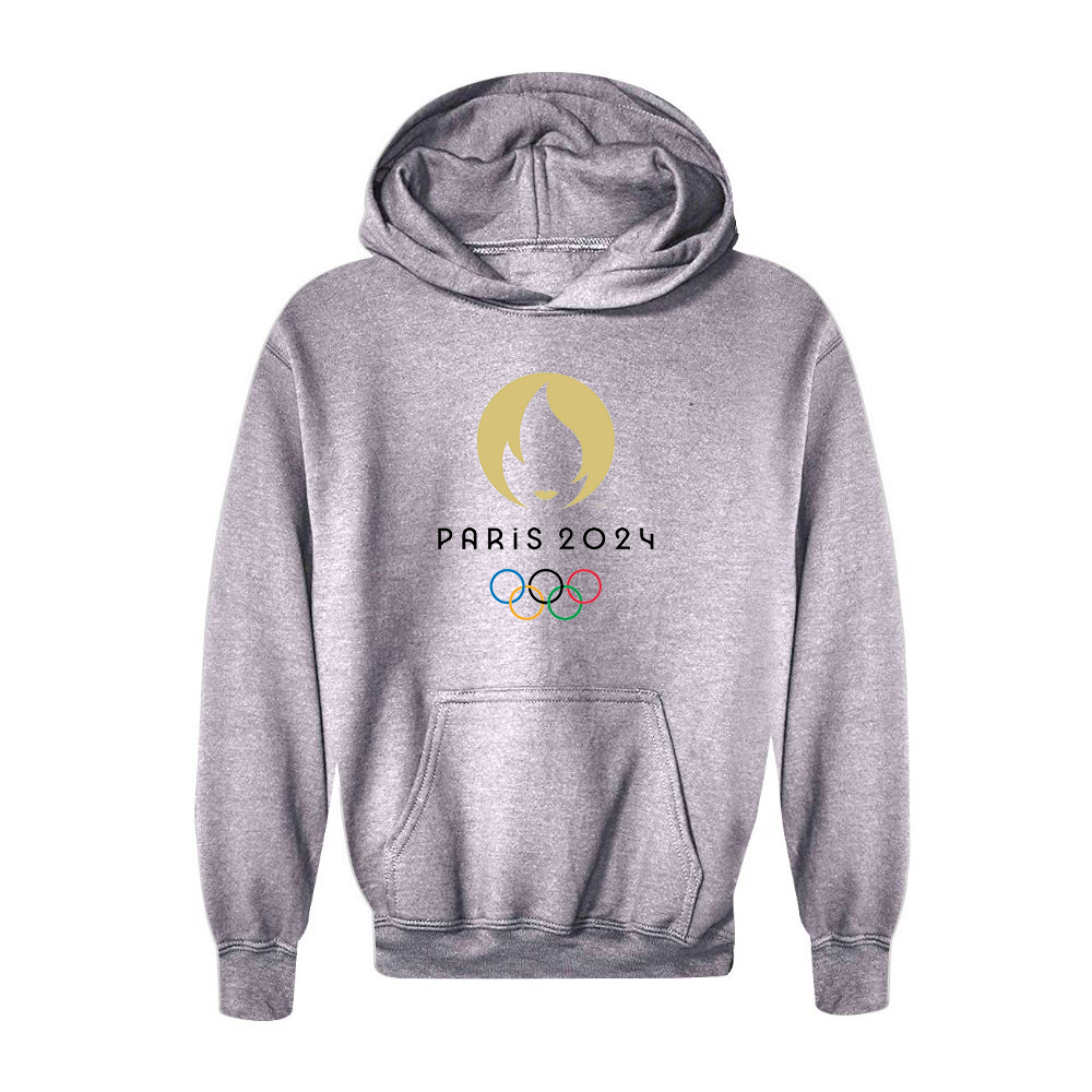 Youth New Olympics 2024 Paris Logo Pullover Hoodie