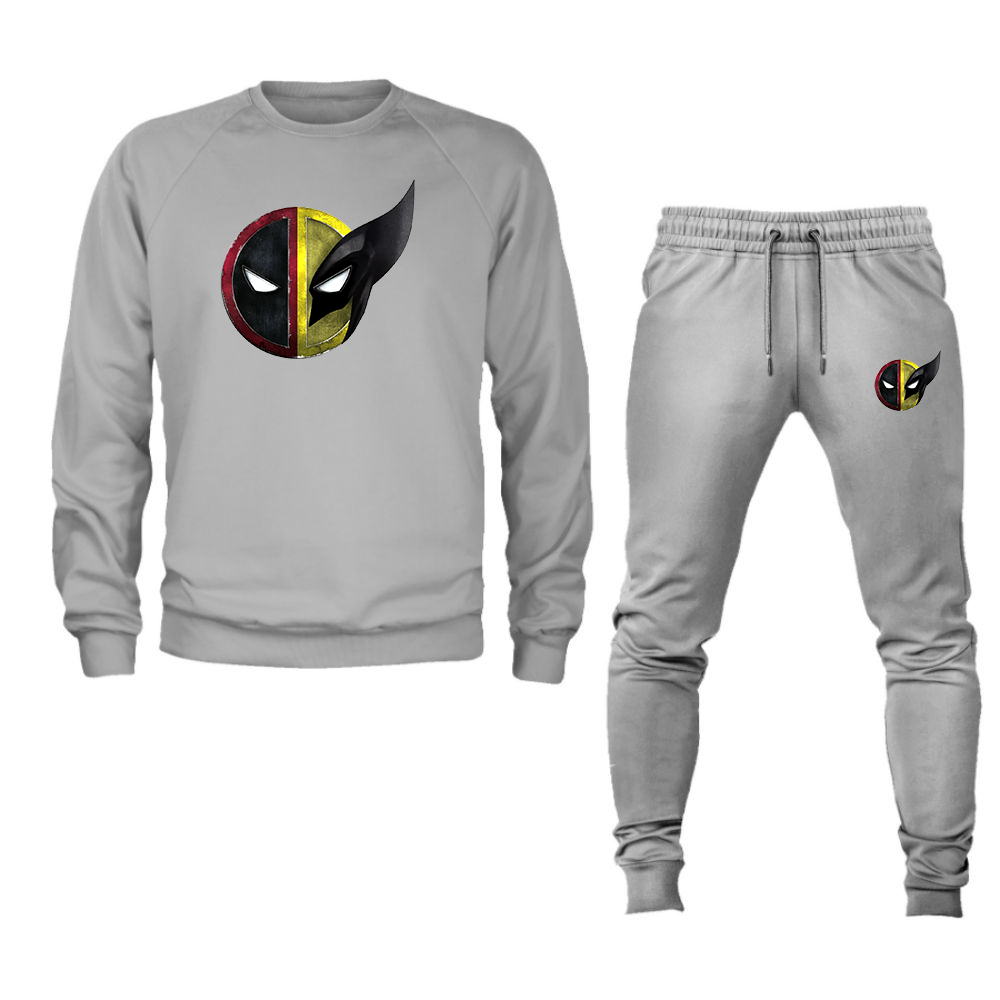 Unisex Deadpool & Wolverine Crewneck Sweatshirt Joggers Suit – unisex crewneck set | TeesCustomize
