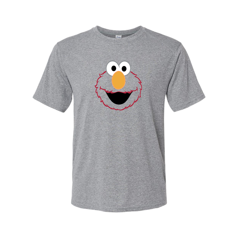 Men's Sesame Street Elmo Face Performance T-Shirt