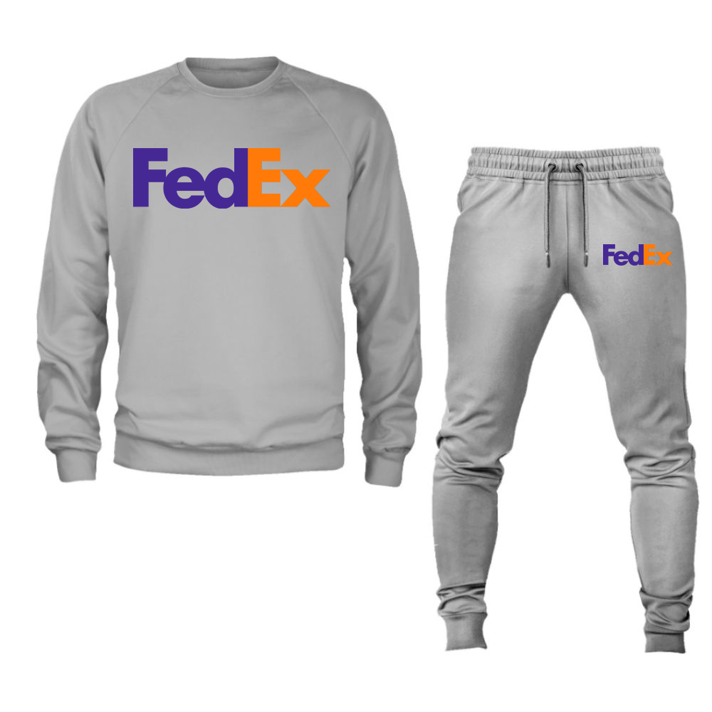 Unisex FedEx Crewneck Sweatshirt Joggers Suit