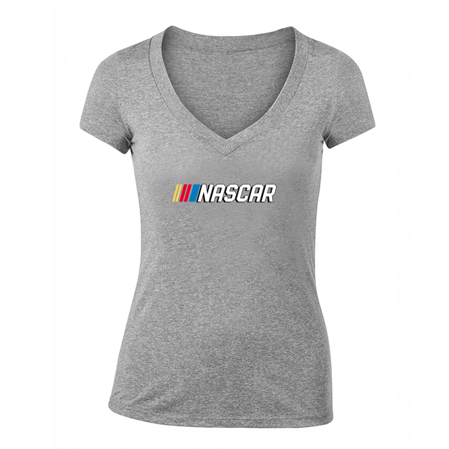 Women's Nascar V-Neck T-Shirt