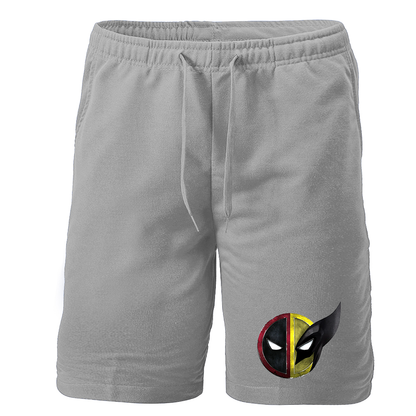 Men's Deadpool & Wolverine Athletic Fleece Shorts