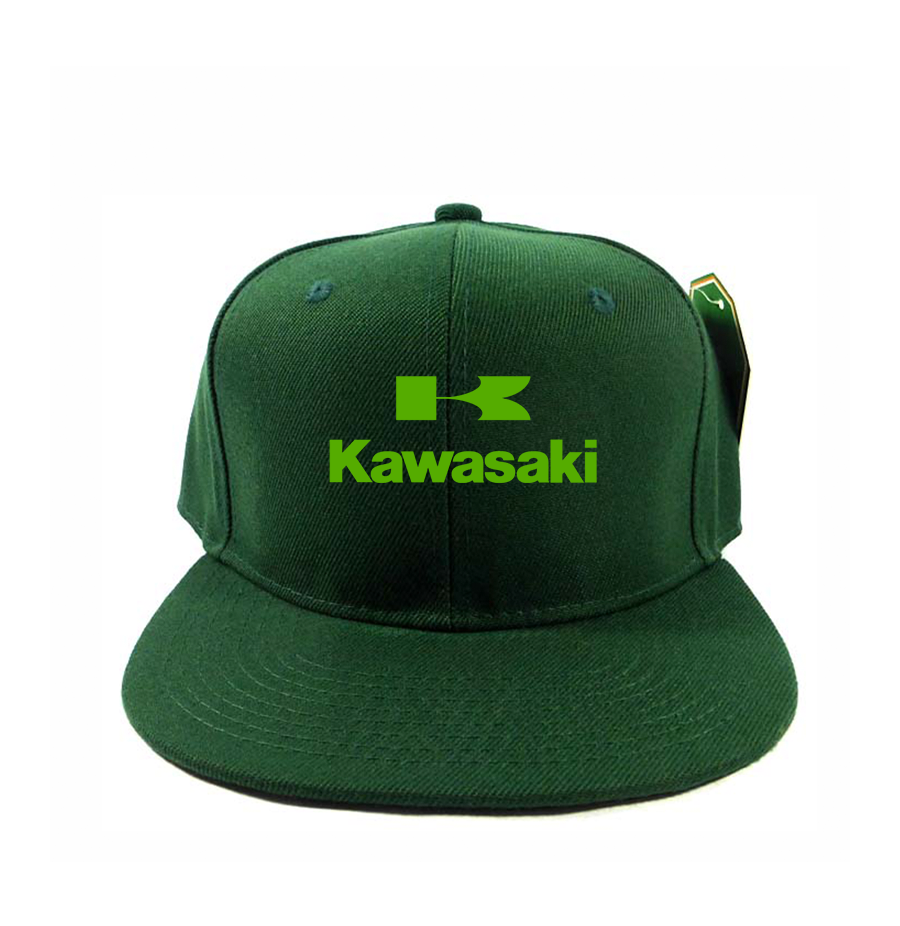 Kawasaki Bike Motorcycle Snapback Hat