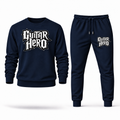 Guitar Hero Navy crewneck sweatshirt and joggers set