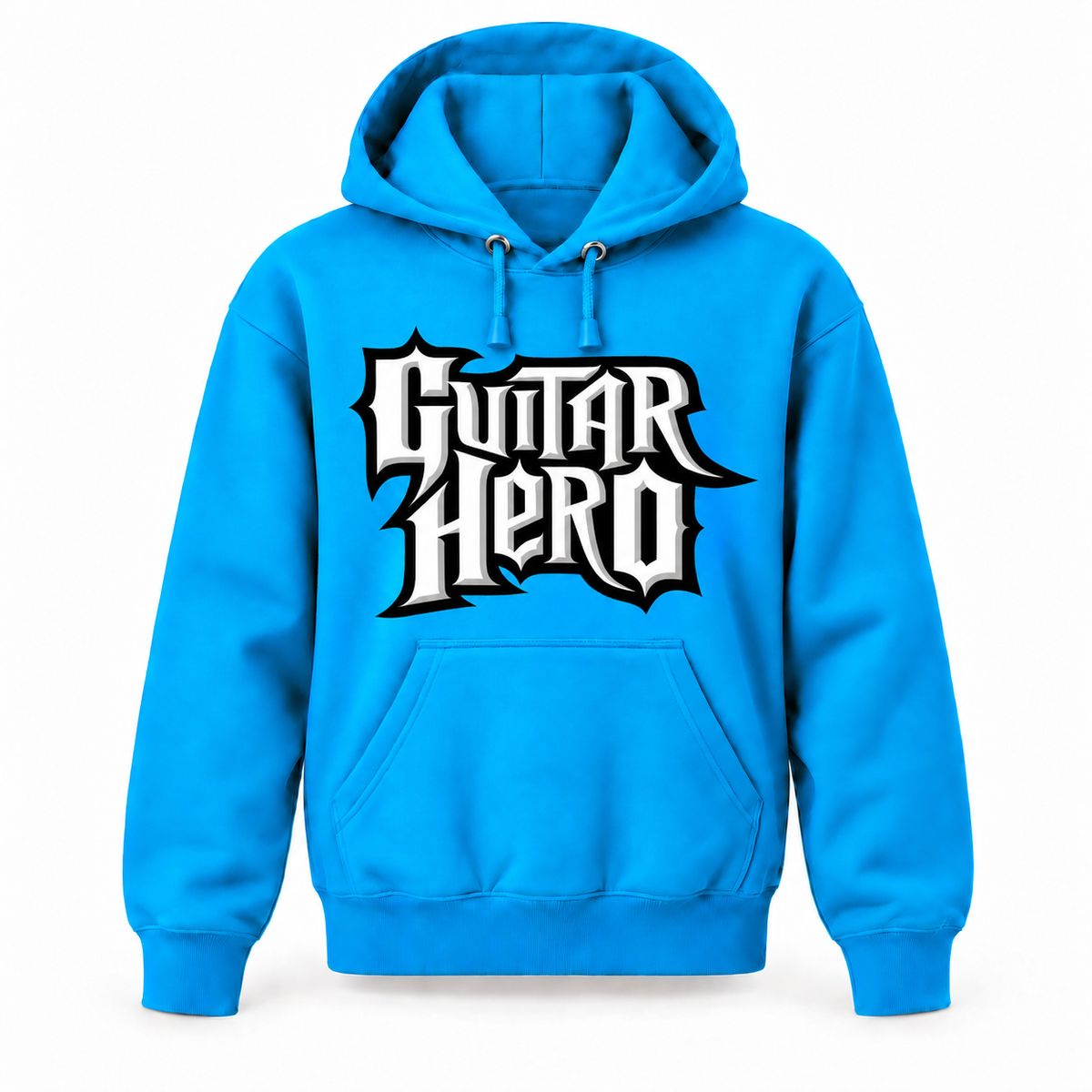 Youth Guitar Hero pullover hoodie — Turquoise