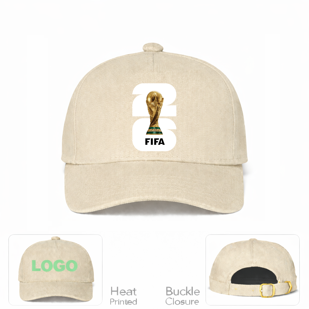 Fifa World Cup 2026 Dad Baseball Cap Adjustable Buckle Hat