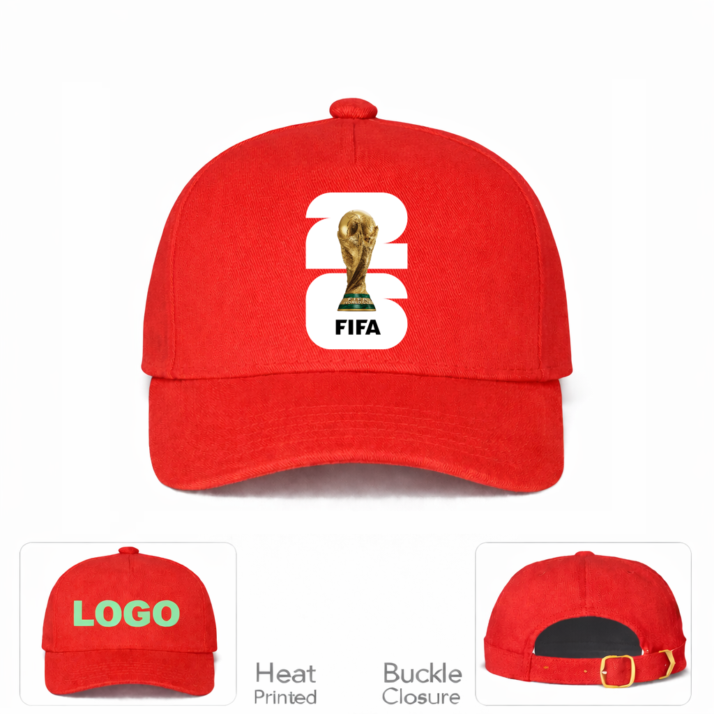 Fifa World Cup 2026 Dad Baseball Cap Adjustable Buckle Hat