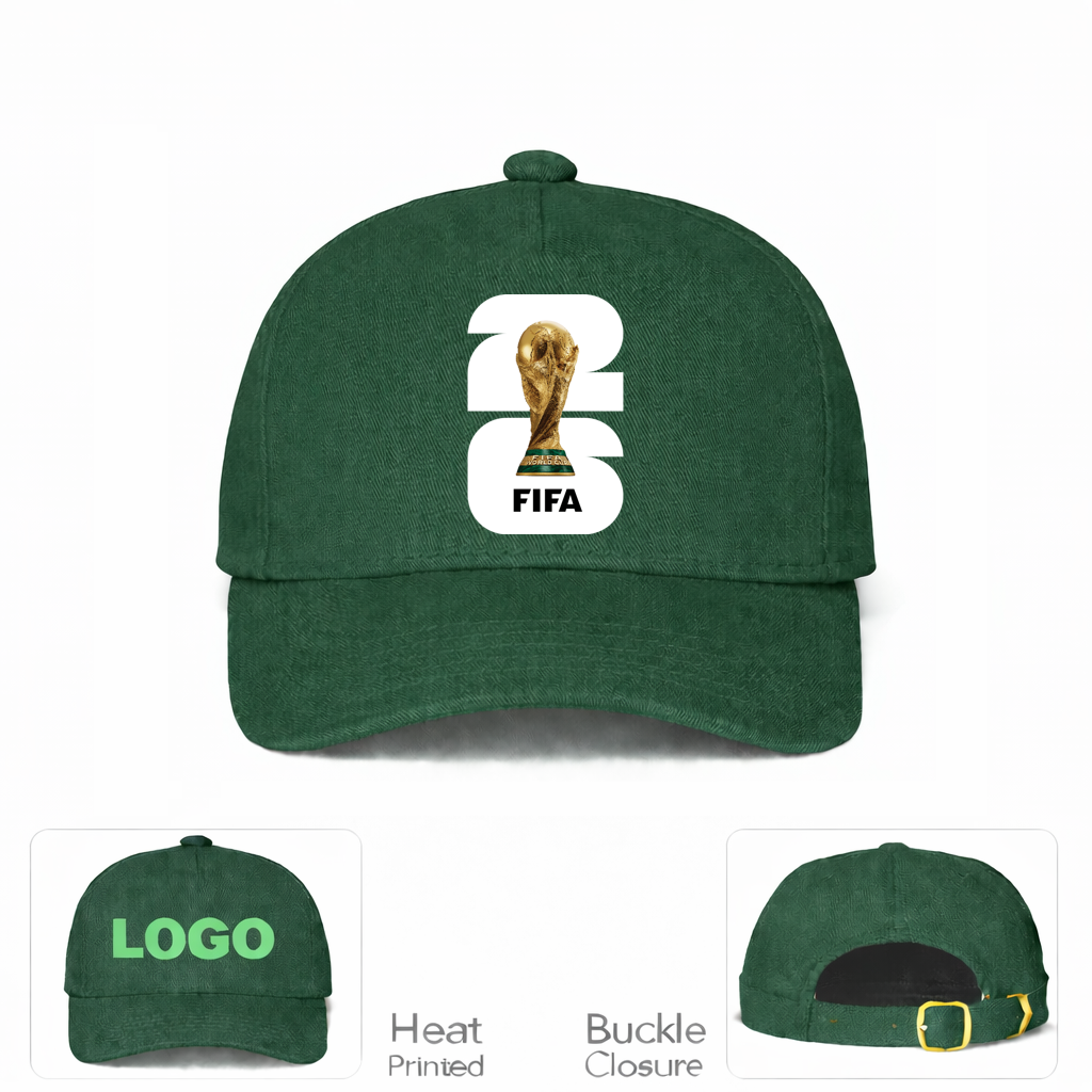 Fifa World Cup 2026 Dad Baseball Cap Adjustable Buckle Hat