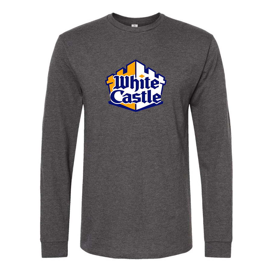 Men's White Castle Long sleeves T-Shirt