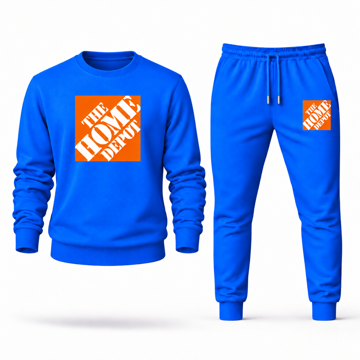 The Home Depot men's crewneck sweatshirt and joggers set in Azure