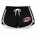 Women's Carolina Hurricanes Booty Shorts, Black